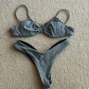 OneOne swimsuit set top + bottoms NEW